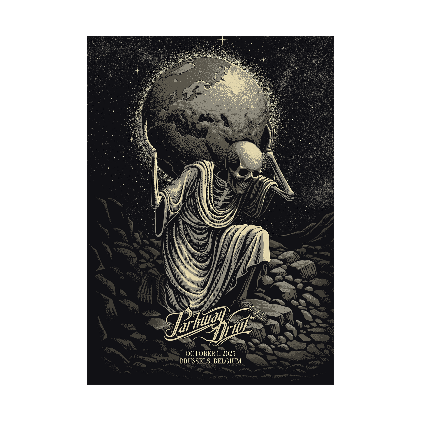 Parkway Drive (Brussels) Screen Print Poster