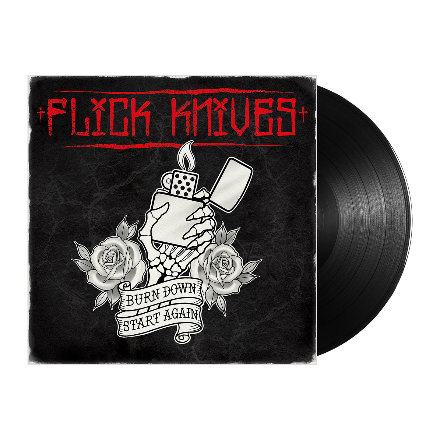 Flick Knives (Burn Down Start Again) Black Vinyl