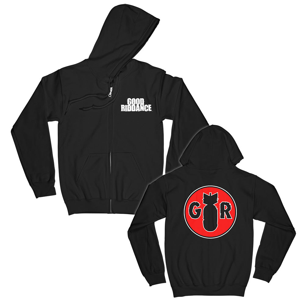 Good Riddance (Bomb Logo) Zip-Hood