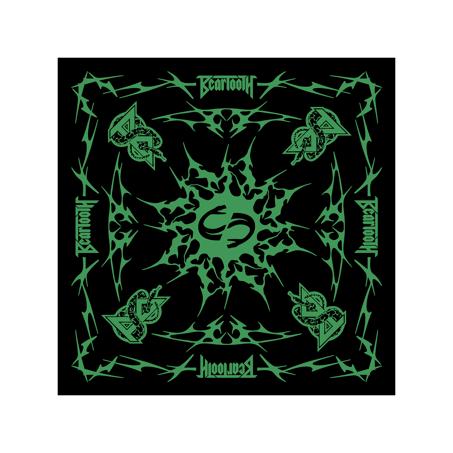 Beartooth (Green Logo) Bandana
