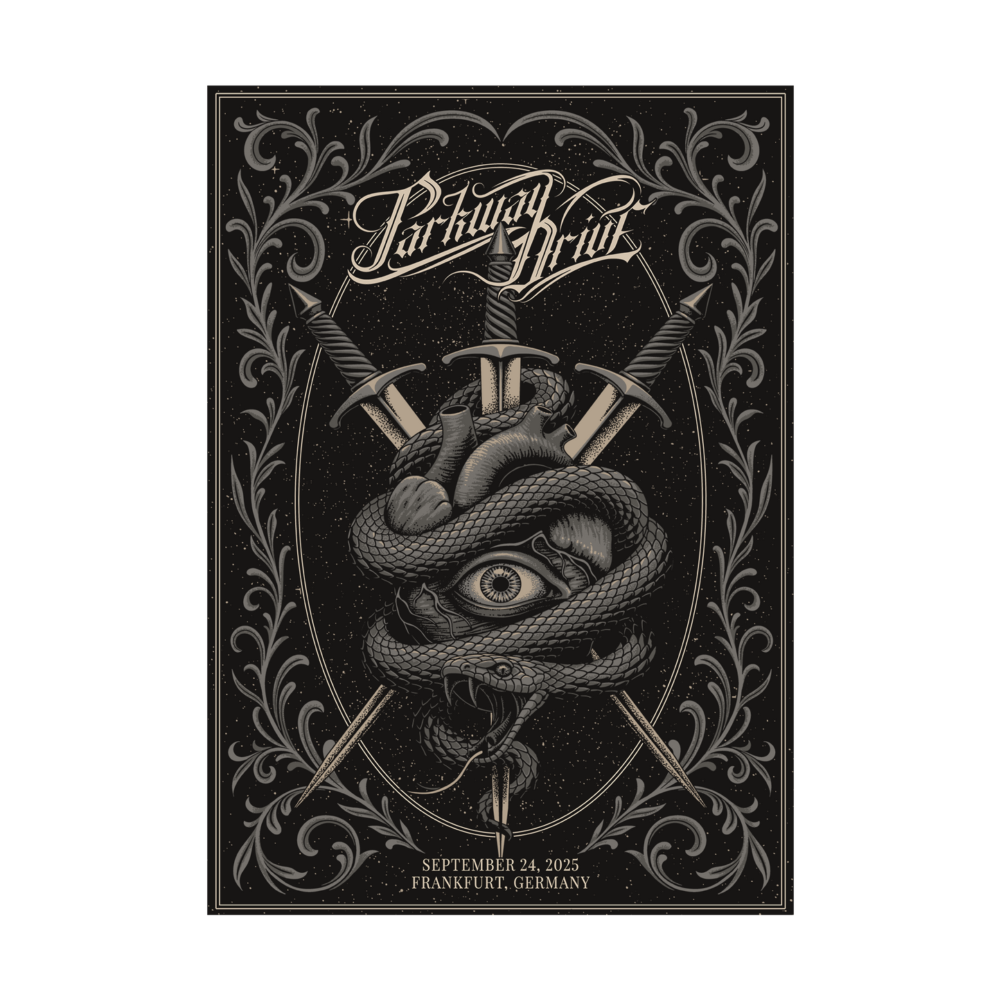 Parkway Drive (Frankfurt) Screen Print Poster