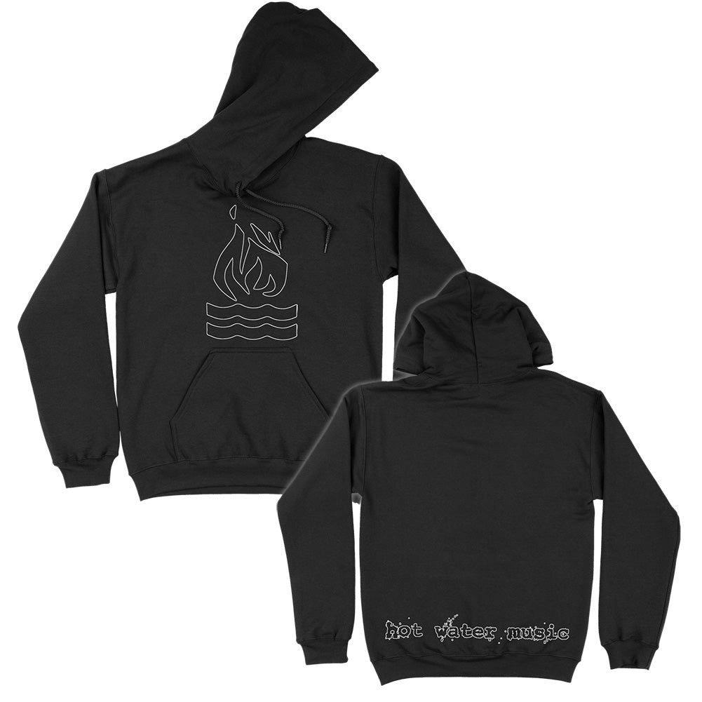 Hot Water Music (Traditional Outline) Hoodie