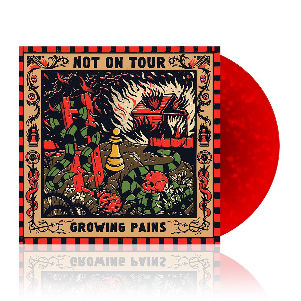 Not On Tour (Growing Pains) Red/Orange Swirl Vinyl