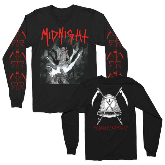 Midnight (Rebirth By Blasphemy Album) Longsleeve