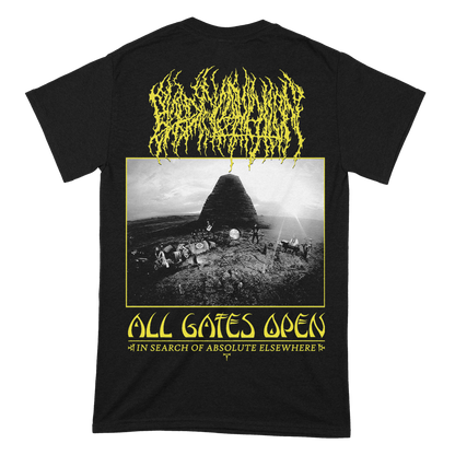 Blood Incantation (All Gates Open Album Cover Black) T-Shirt