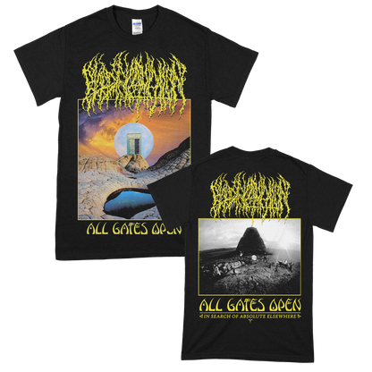 Blood Incantation (All Gates Open Album Cover Black) T-Shirt