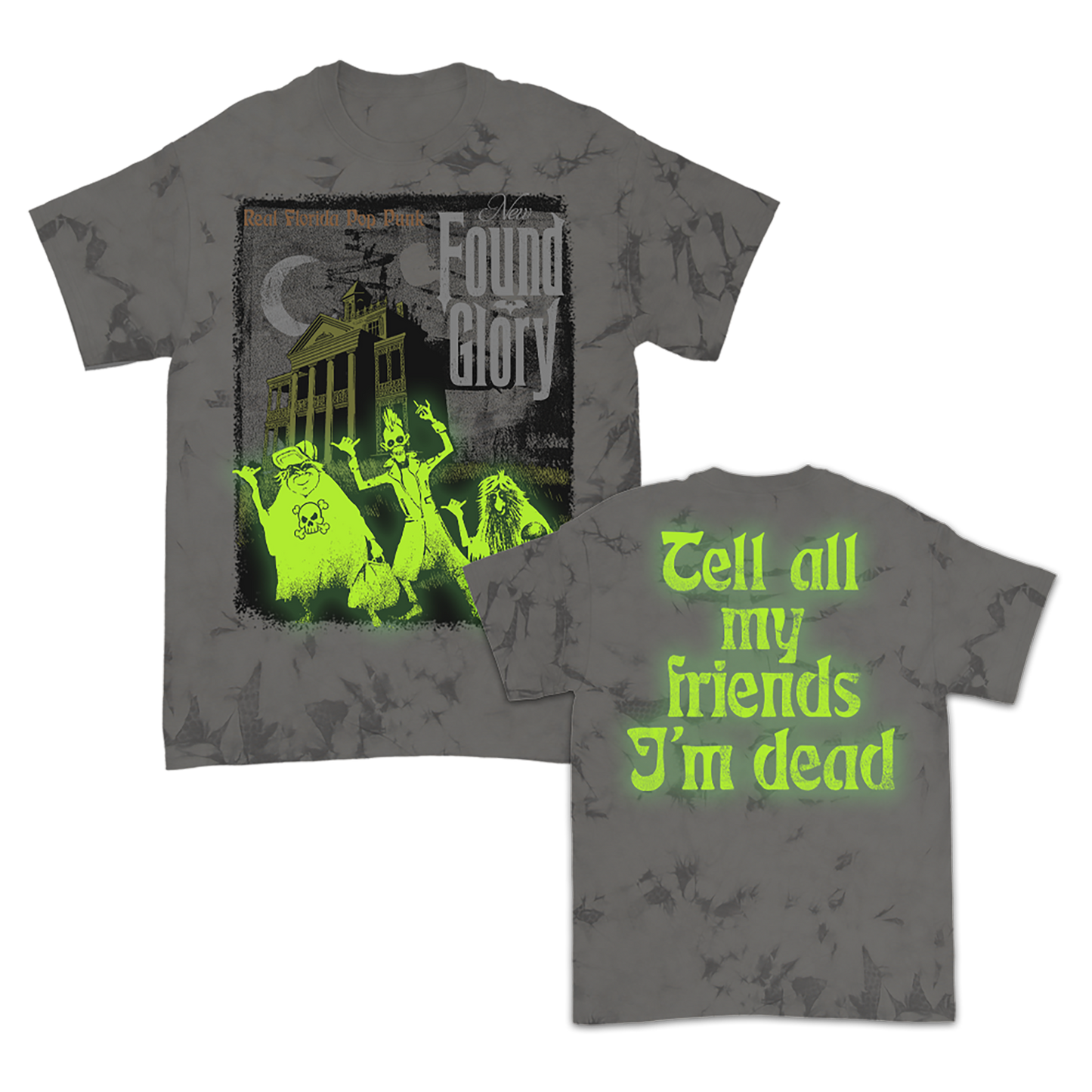 New Found Glory (Haunted Mansion GITD Dye) T-Shirt