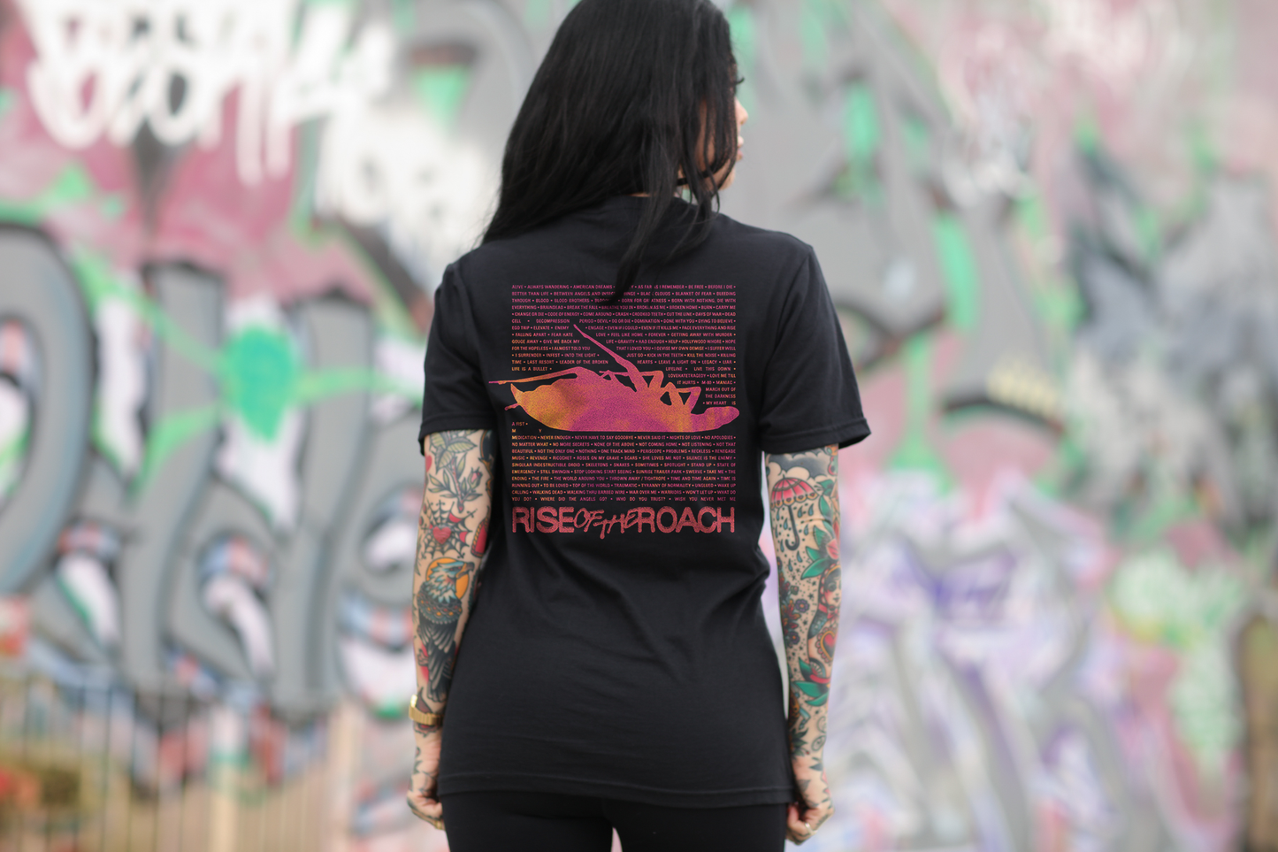 Papa Roach (Rise Of The Roach Song Titles) T-Shirt
