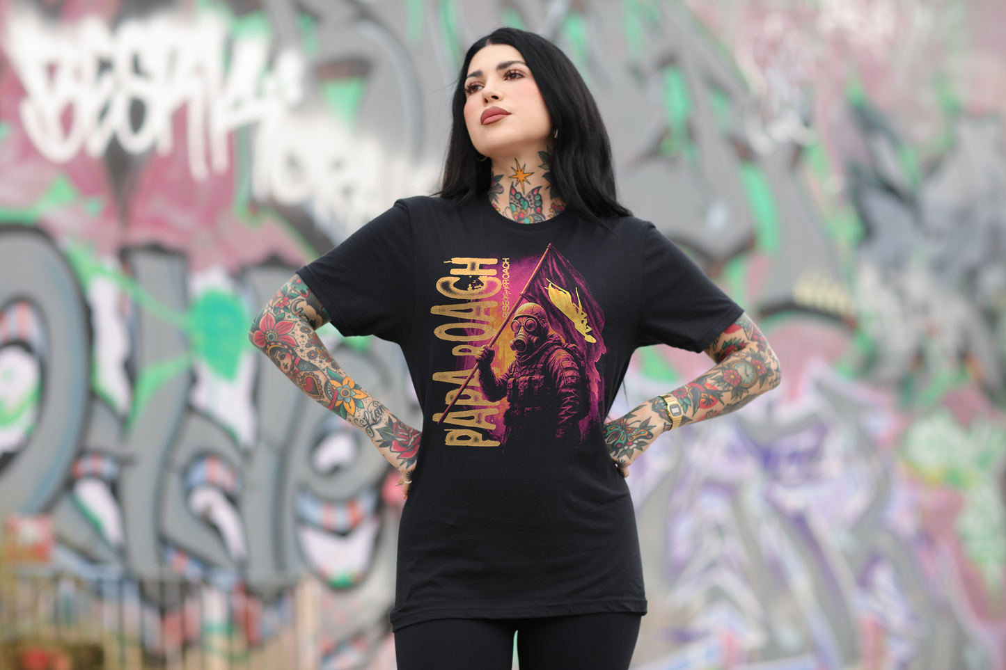 Papa Roach (Rise Of The Roach Song Titles) T-Shirt