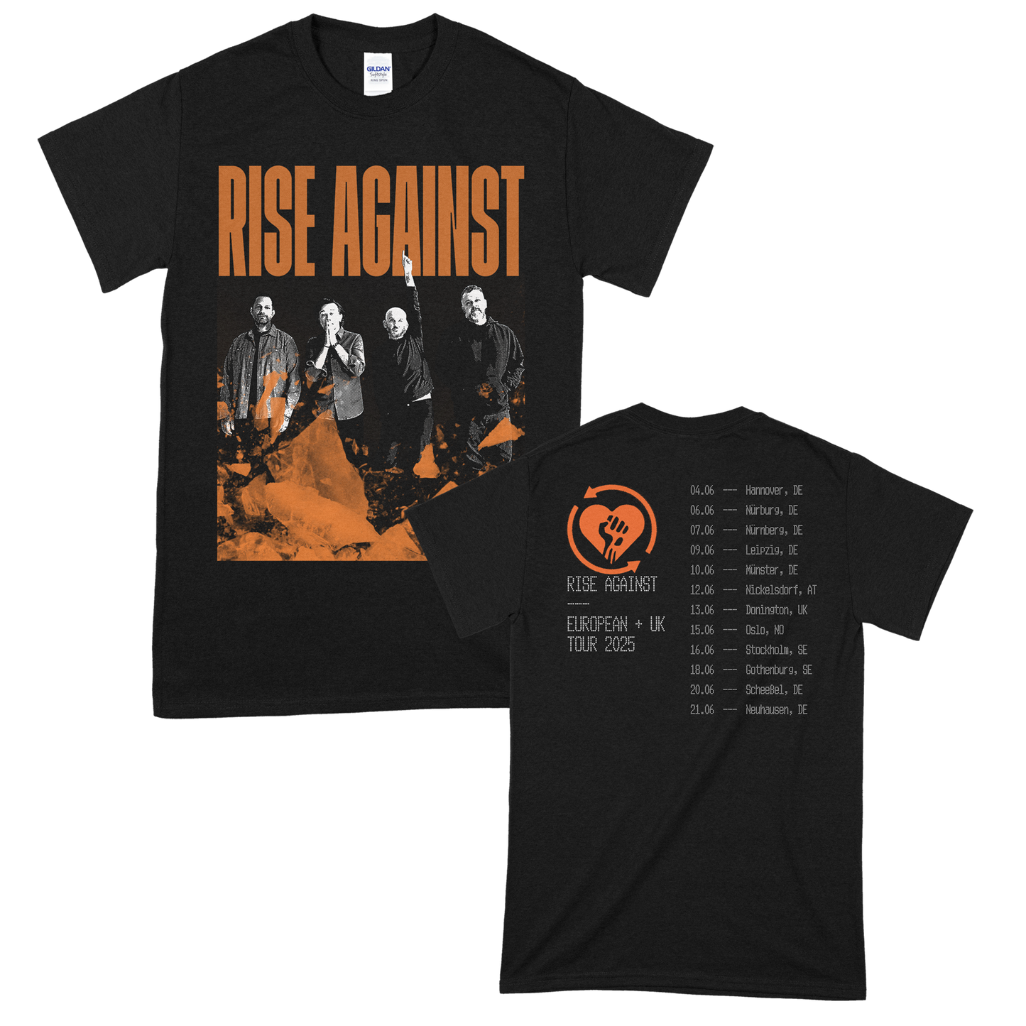 Rise Against (Summer EU UK Tour 2025) T-Shirt