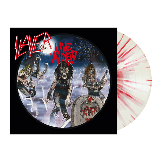 Slayer (Live Undead) Blood-Red/White Splatter Vinyl