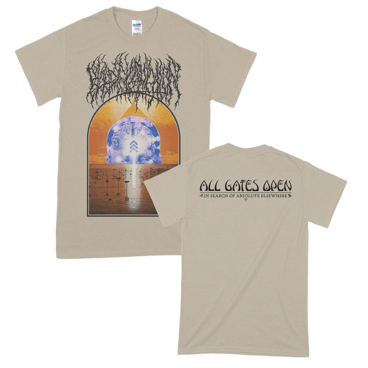 Blood Incantation (All Gates Open Back Cover Sand) T-Shirt