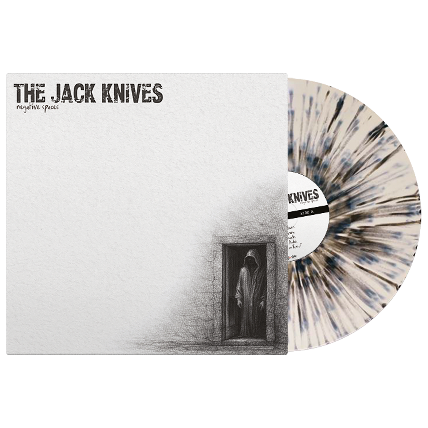 The Jack Knives (Negative Spaces)  Black Splatter Vinyl