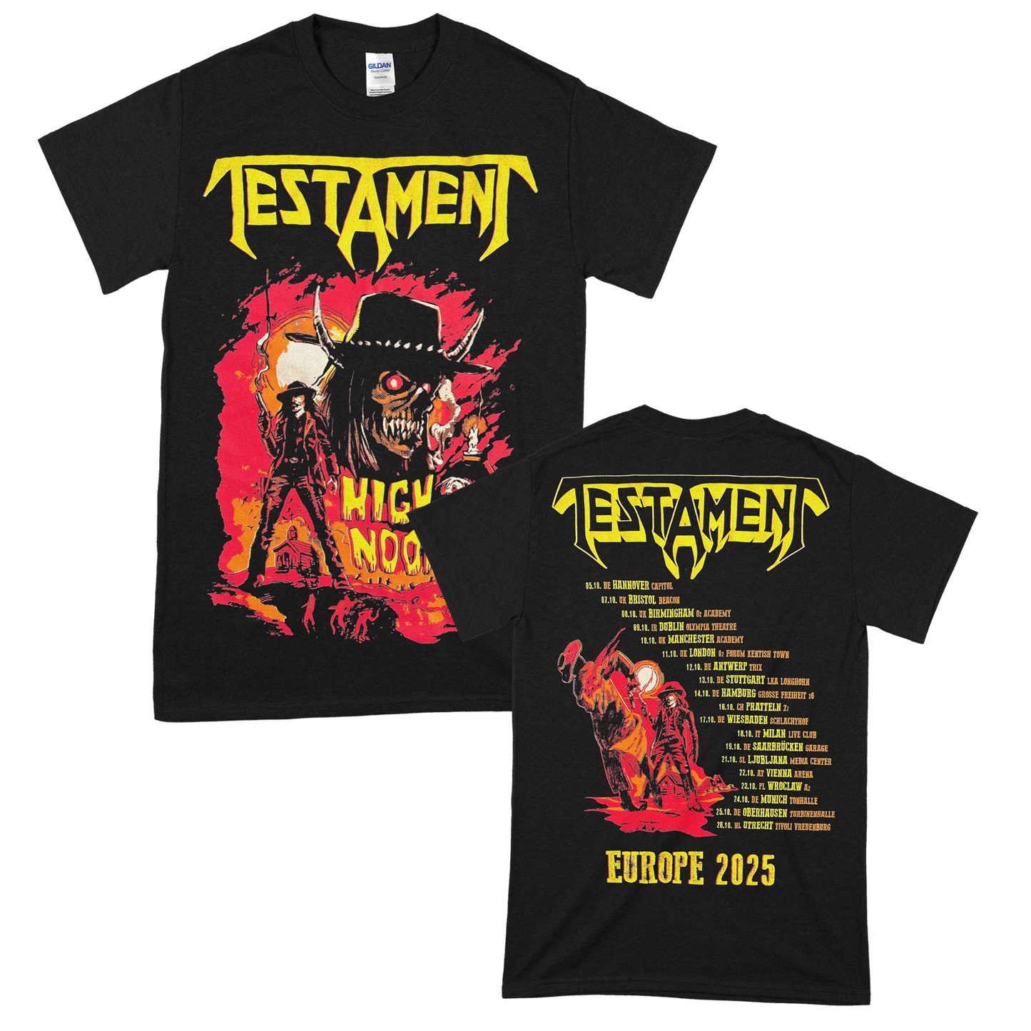 Testament (High Noon Tour 2025) T-Shirt