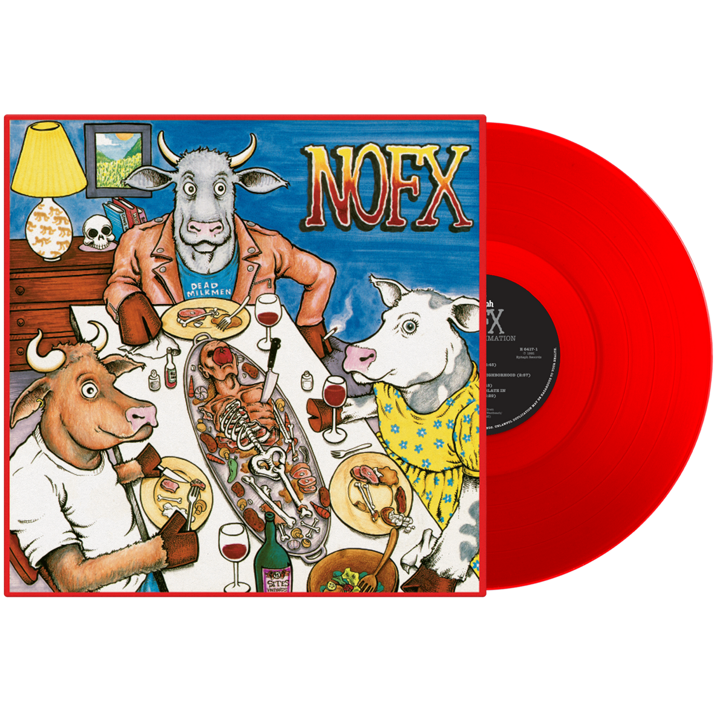 NOFX (Liberal Animation) Trans Red Vinyl