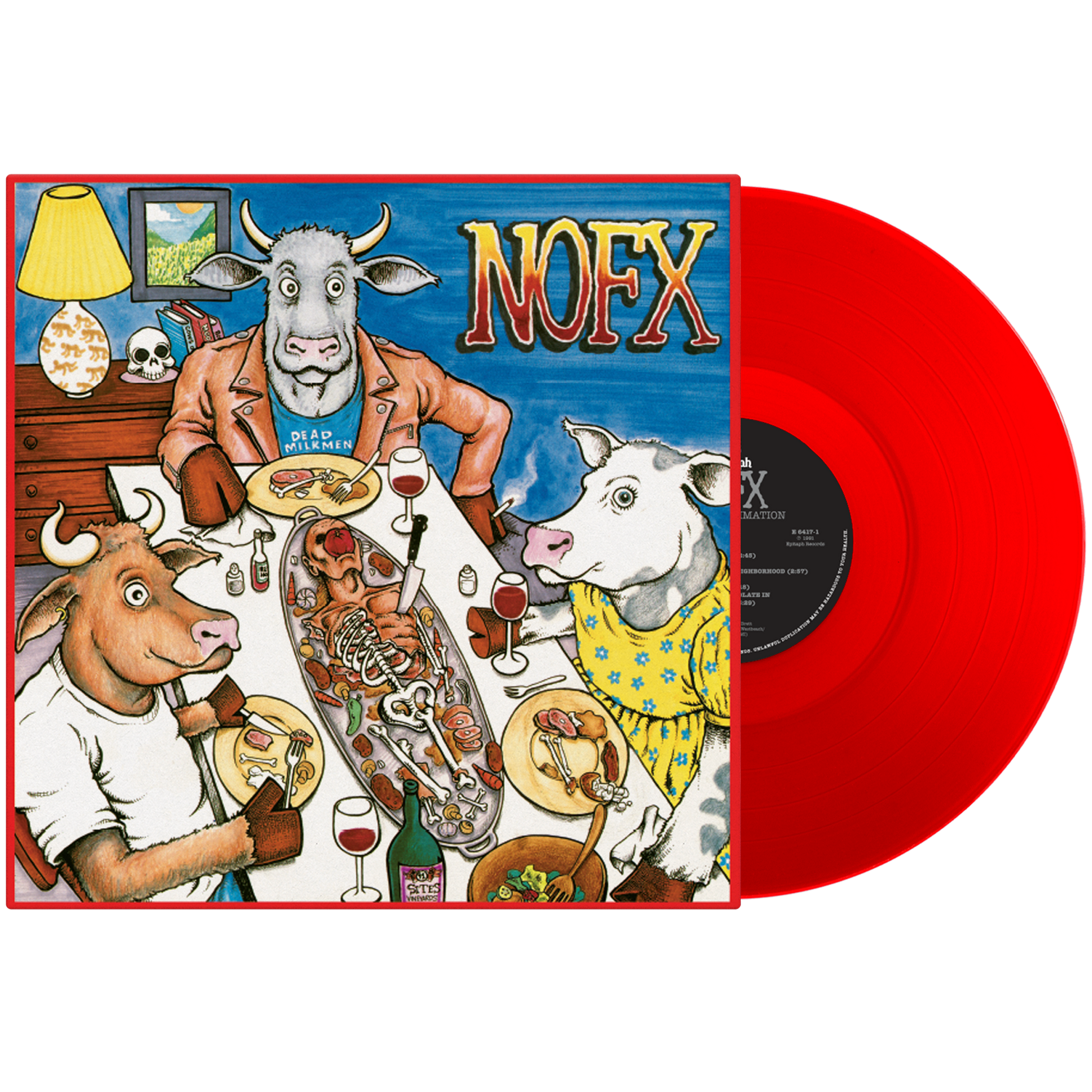 NOFX (Liberal Animation) Trans Red Vinyl
