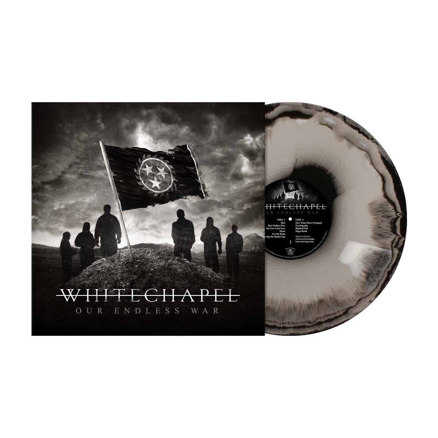 Whitechapel (Our Endless War) Silver White Black Merged Vinyl