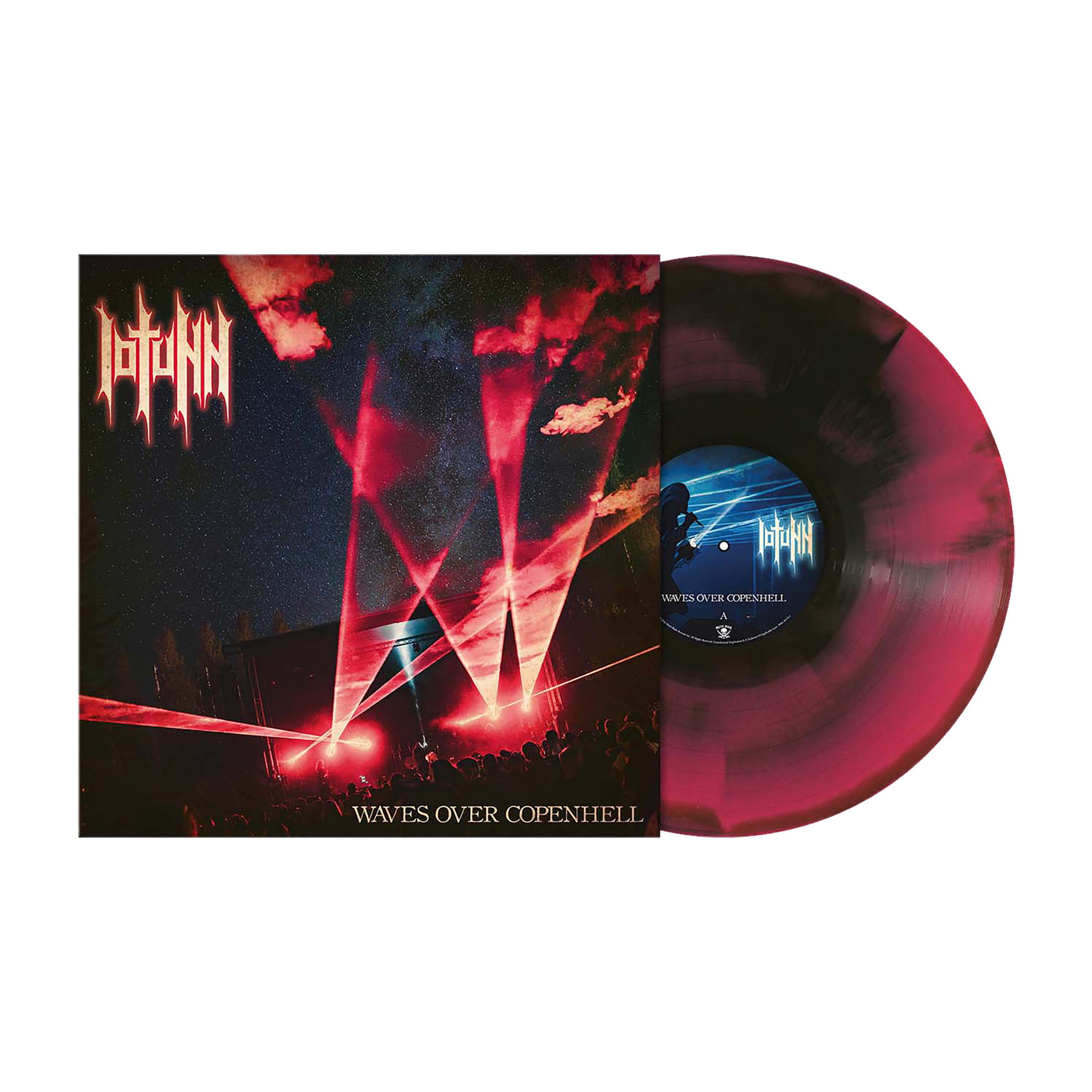 Iotunn (Waves Over Copenhell) Crimson-Red/Black Merged Vinyl