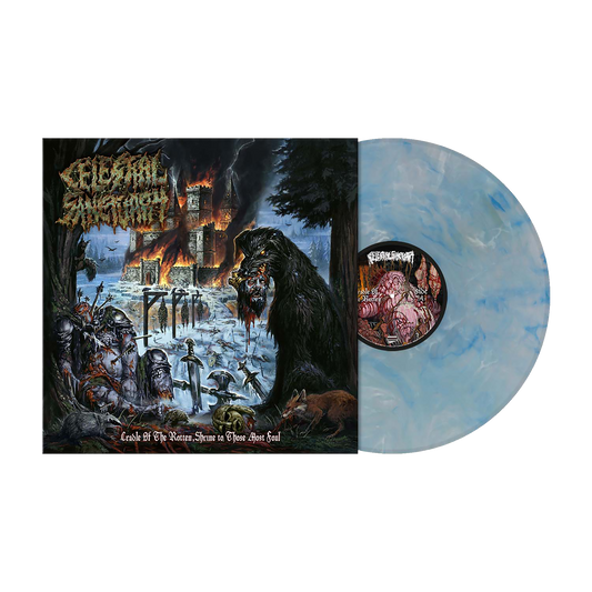 Celestial Sanctuary (Cradle of The Rotten, Shrine To Those Most Foul) Clear Blue White Smoke Vinyl