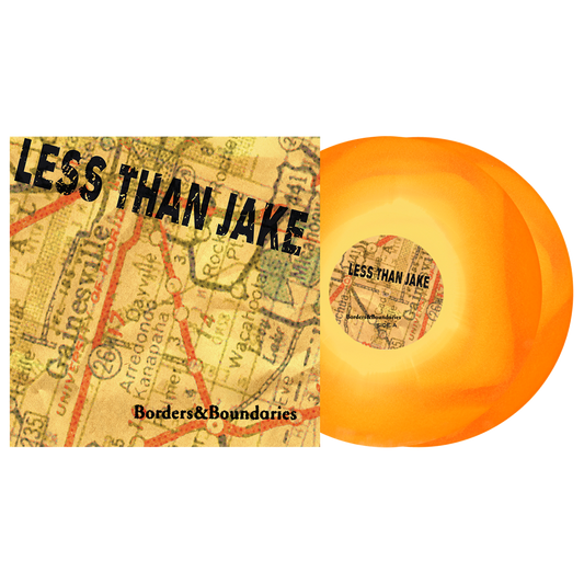 Less Than Jake (Borders & Boundaries 25th Anniversary) 2xYellow & Orange Swirl Vinyl