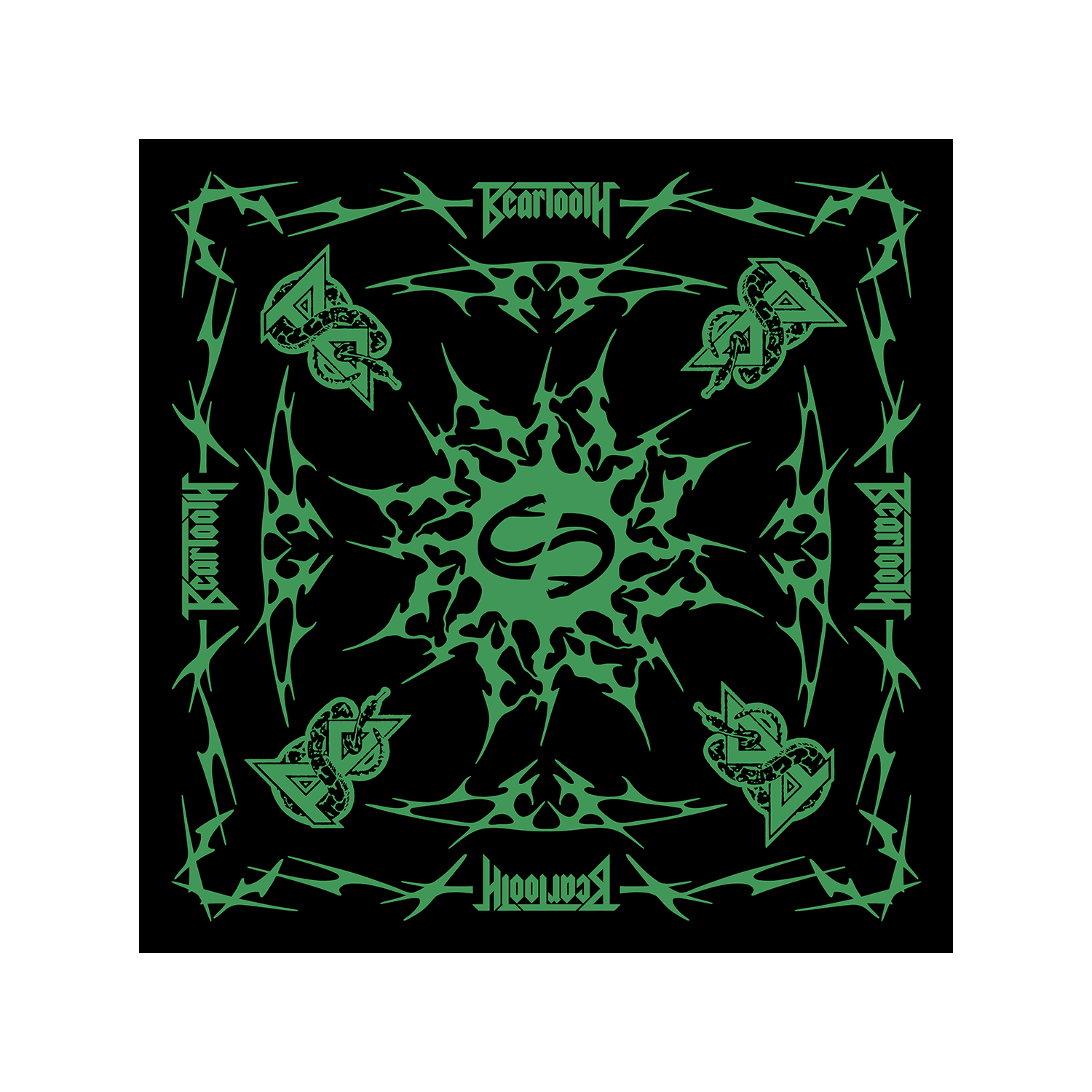 Beartooth (Green Logo) Bandana