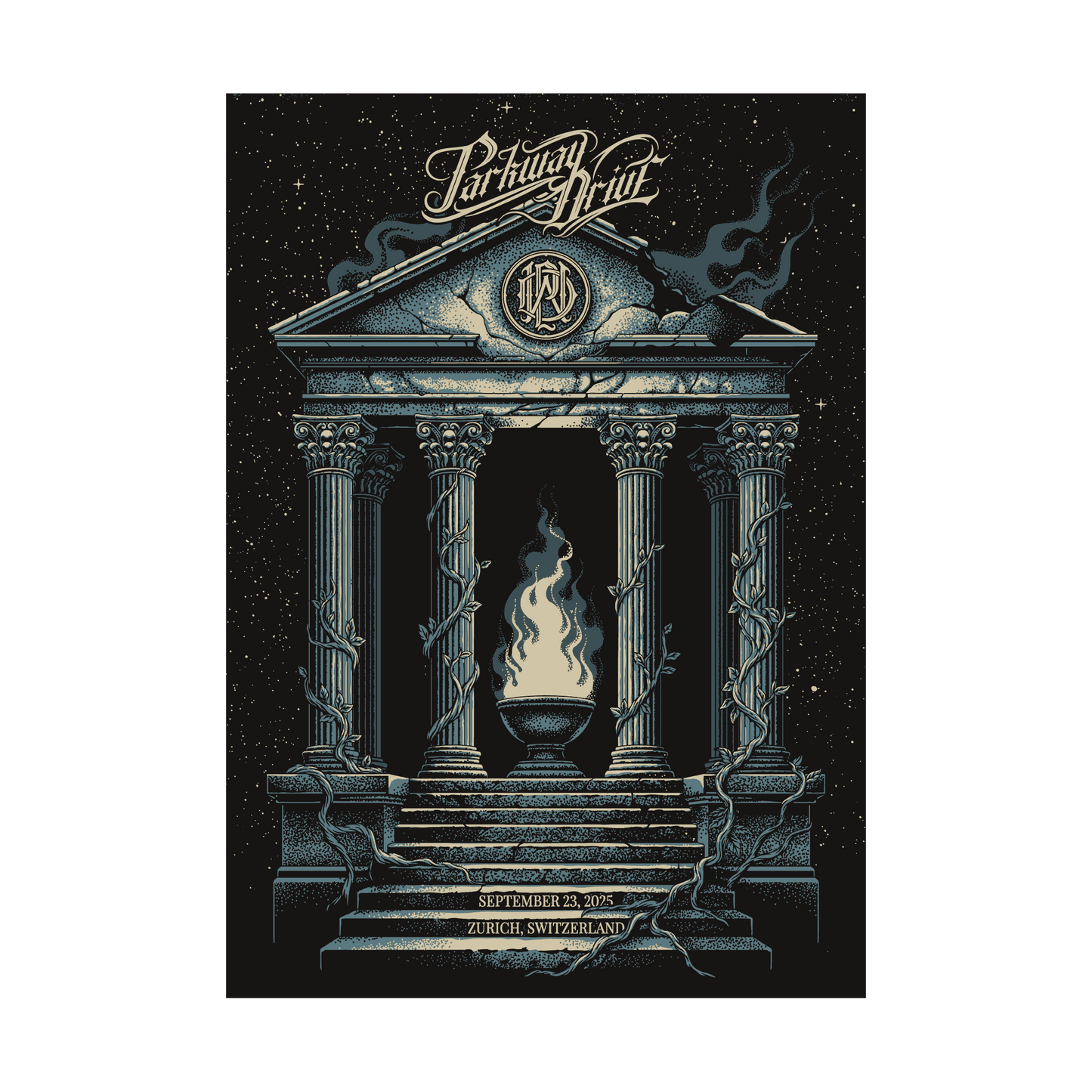 Parkway Drive (Zurich) Screen Print Poster