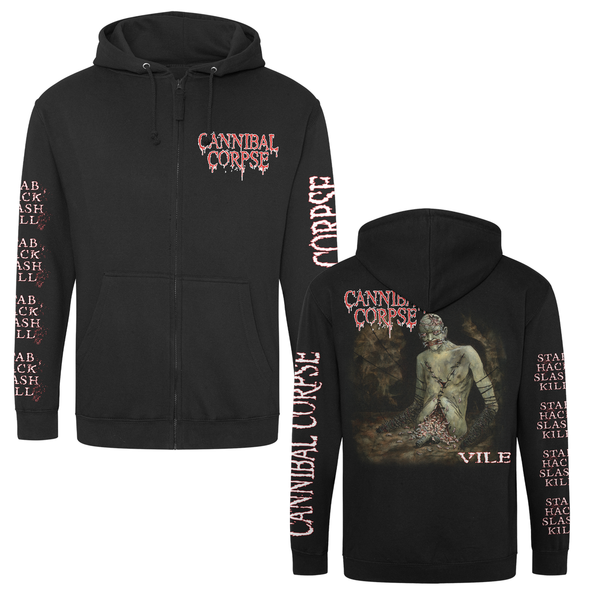 Cannibal Corpse (Vile Cover) Zip-Hood