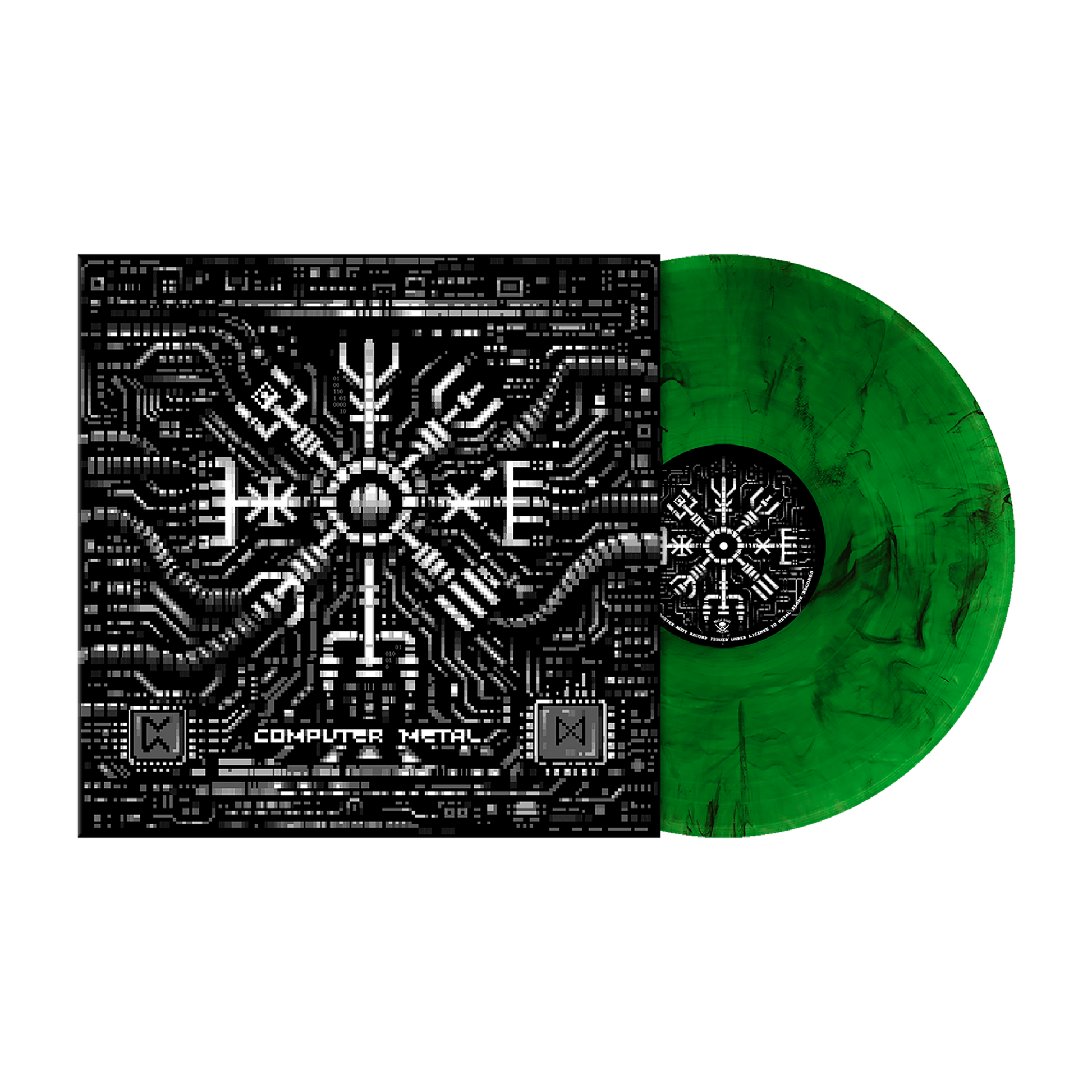 Master Boot Record (COMPUTER METAL) Terminal Green Smoke Vinyl