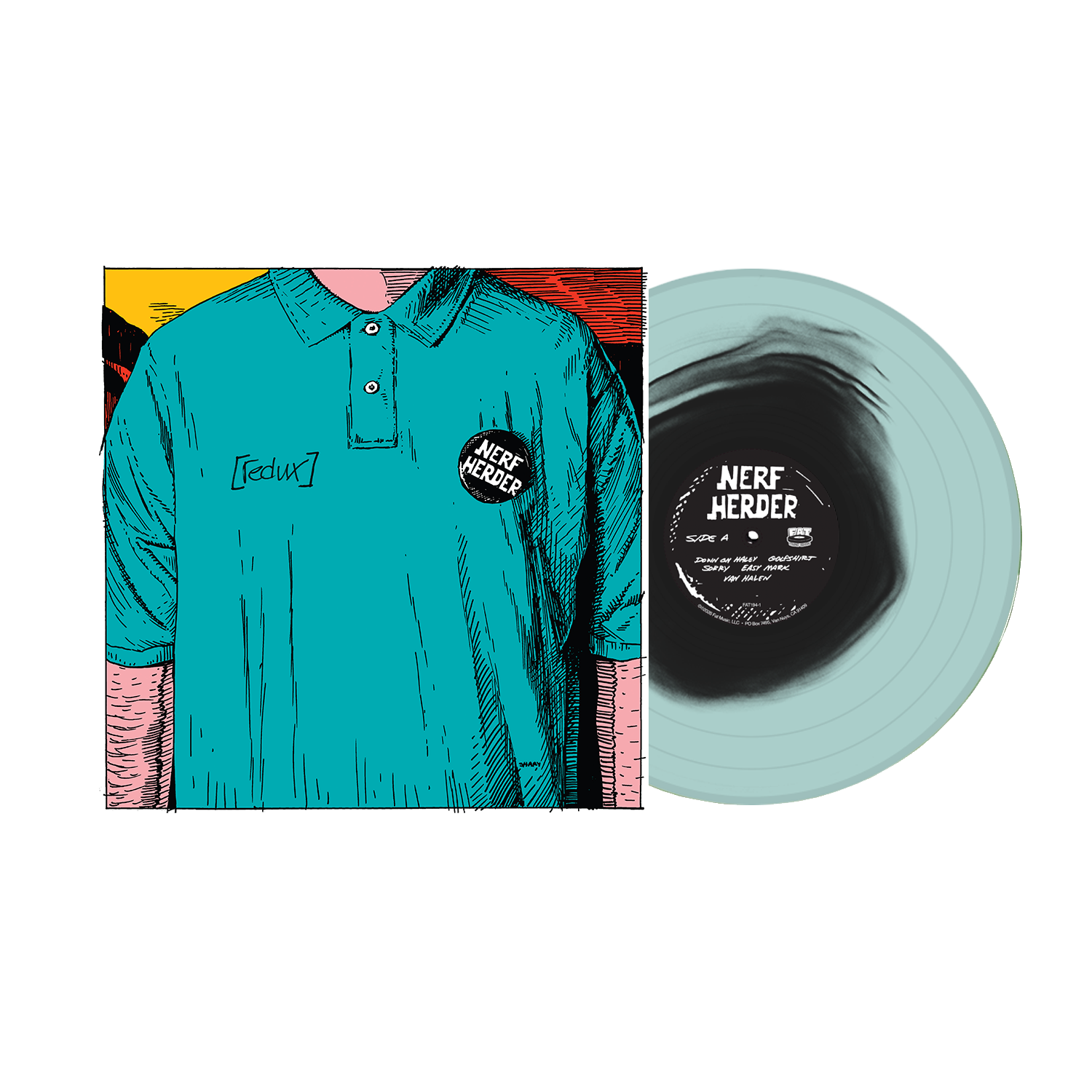 Nerf Herder (Nerf Herder [redux] 30th Anniversary) Black Inside Ice Blue Vinyl