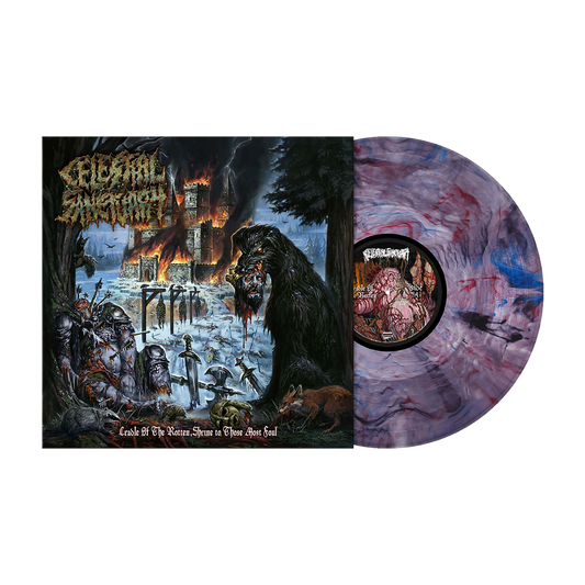 Celestial Sanctuary (Cradle of The Rotten, Shrine To Those Most Foul) Wild Berry Marbled Vinyl