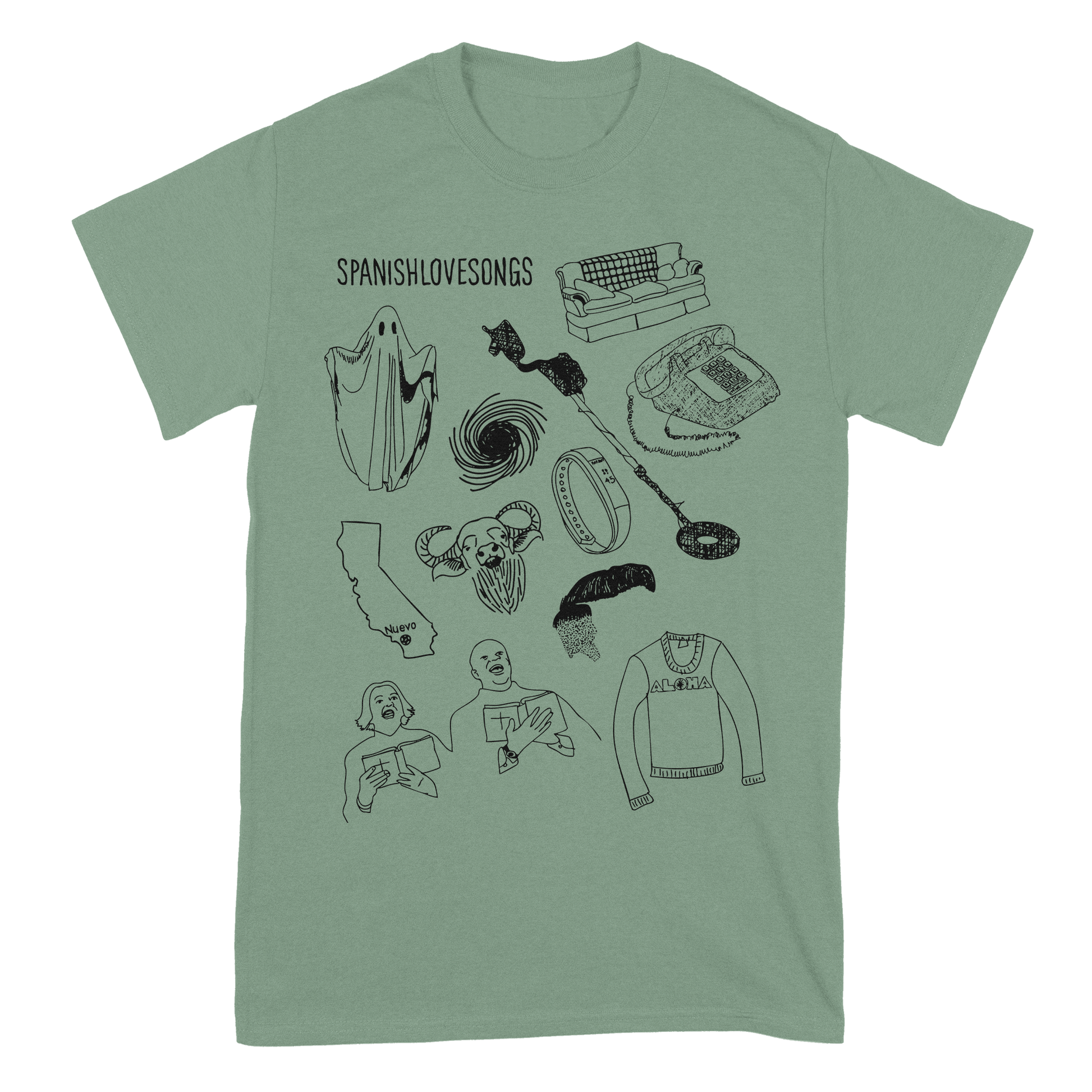 Spanish Love Songs (Illustrations) T-Shirt