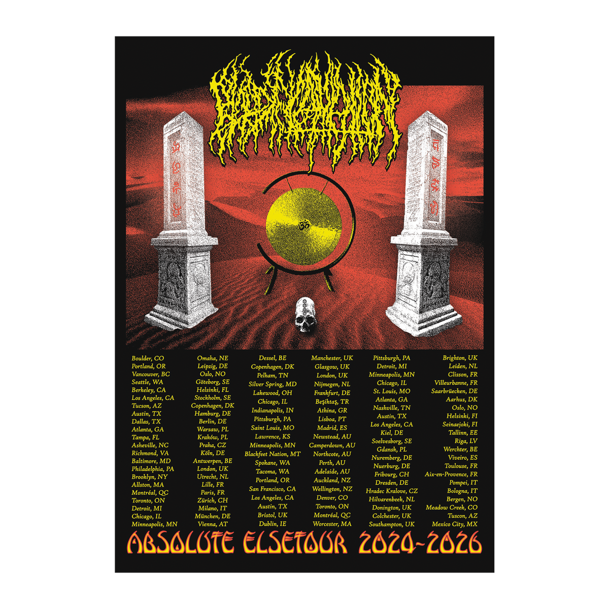 Blood Incantation (GONG World Tour 2024-2026) Poster L