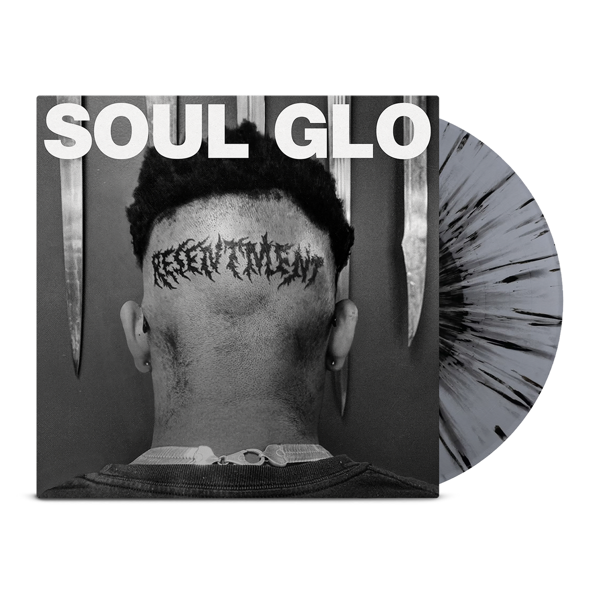 Soul Glo (NA I'M GON GRAB ALLAT) Silver with Black Splatter Vinyl