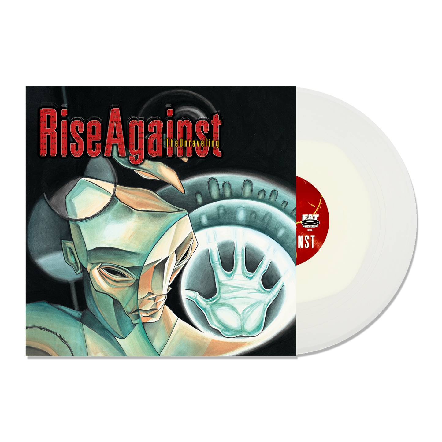 Rise Against (The Unraveling (Re-issue)) White Inside Clear Vinyl
