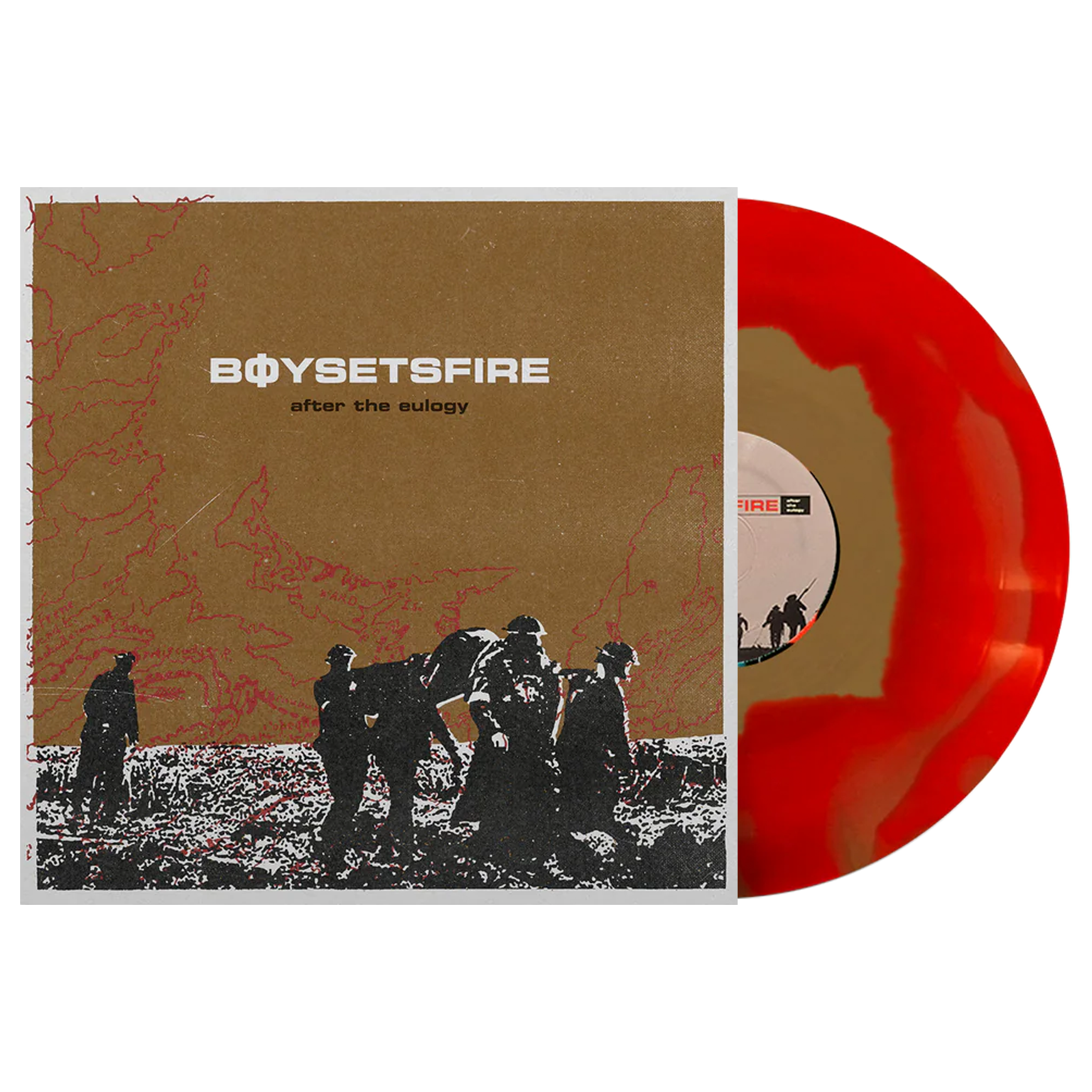 Boysetsfire (After The Eulogy) Red Gold Blob Vinyl