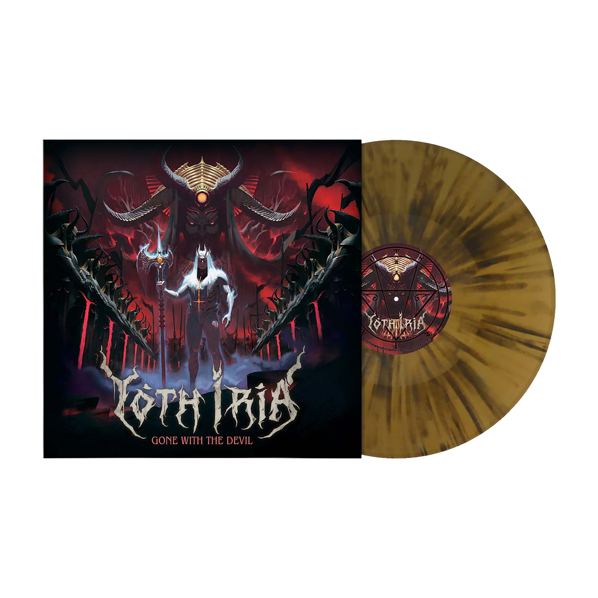 Yoth Iria (Gone with the Devil) Gold/Black Splatter Vinyl