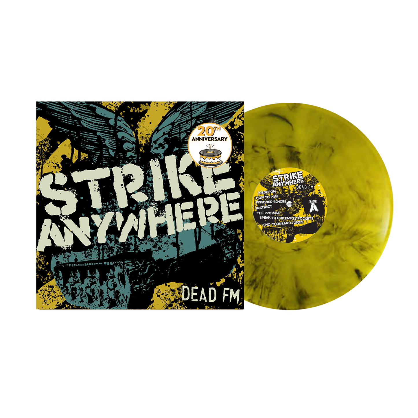 Strike Anywhere (Dead FM (20th Anniversary)) Yellow Smoke Vinyl