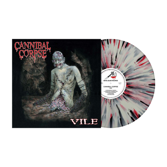 Cannibal Corpse (Vile - 30th Anniversary RI) White Red Black Splatter Vinyl