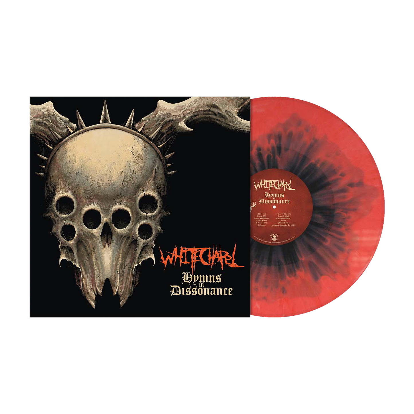 Whitechapel (Hymns in Dissonance) Scarlet Red w/Cloudy Black Splatter Vinyl