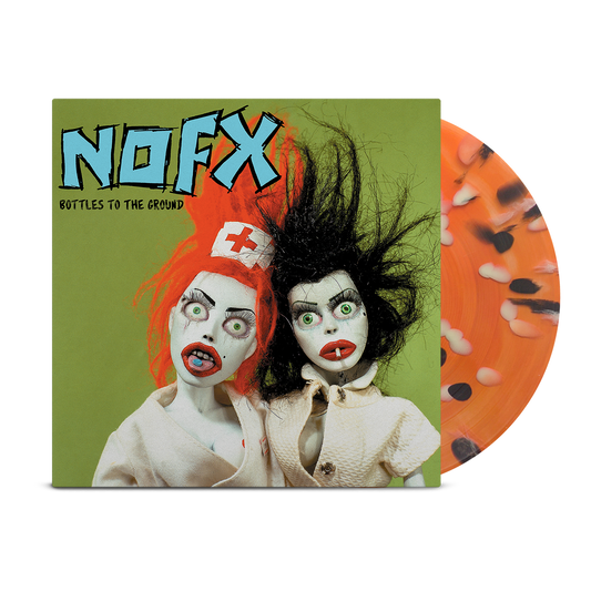 NOFX (Bottles To The Ground) Trans Red & Clear /w White & Black Lagoon Vinyl