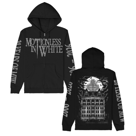 Motionless In White (Throwback Logo) Zip-Hood