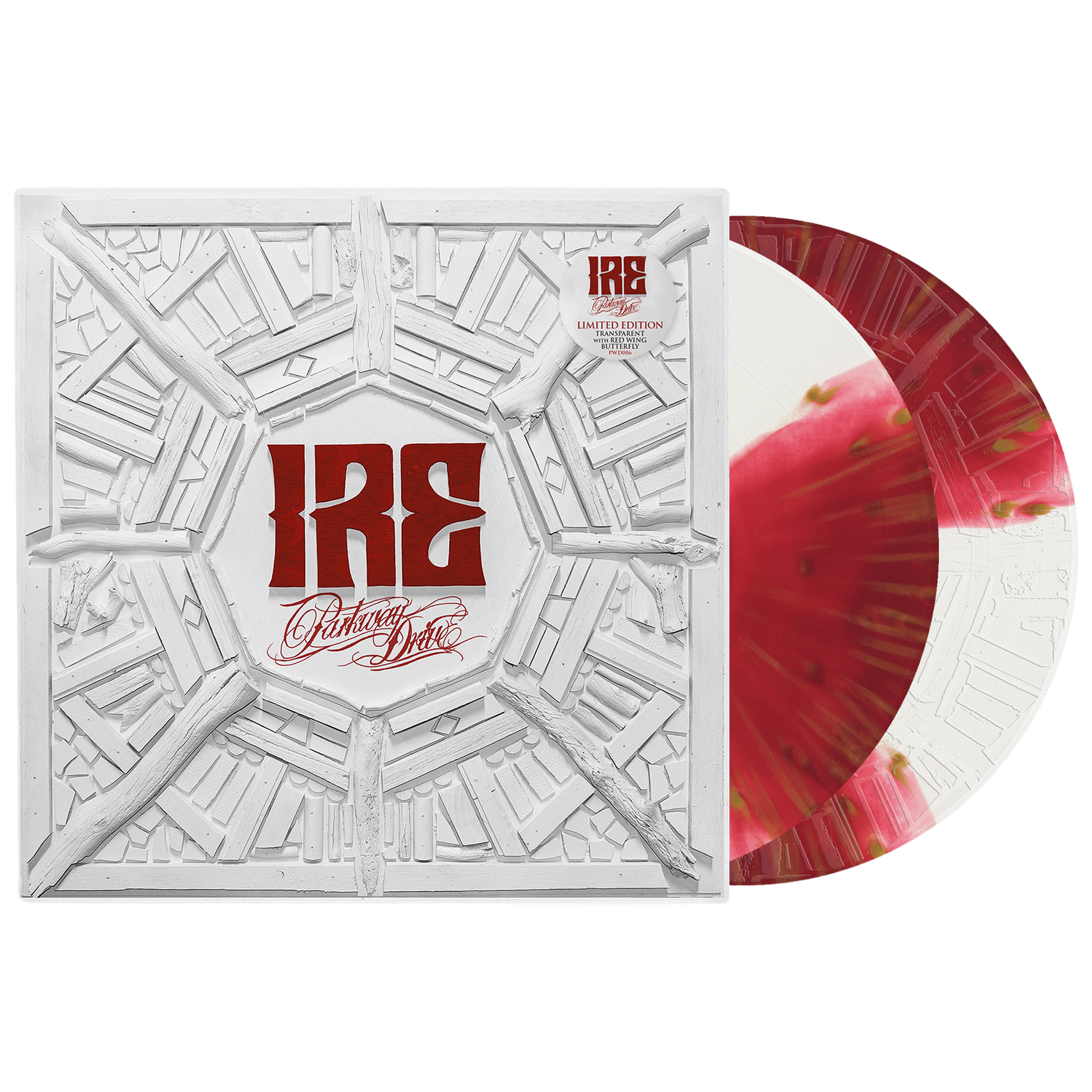 Parkway Drive (Ire) 2xTransparent w/Red Wing Butterfly Vinyl
